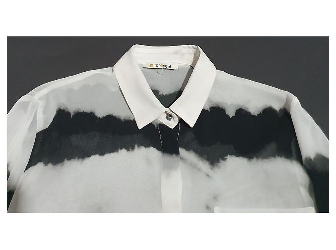 Autre Marque Rich & Royal Top Shirt Schwarz Weiß Bunt Mehrfarben - Ansicht 4