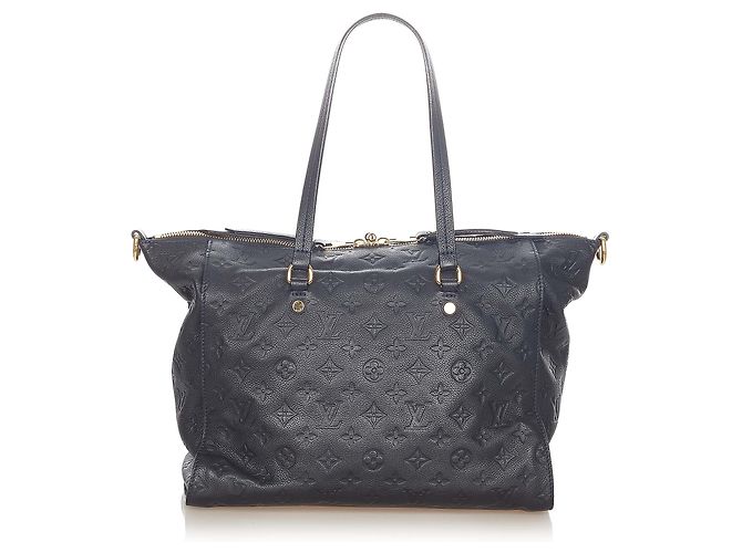Louis Vuitton Nero Monogram Empreinte Lumineuse PM - vista 3