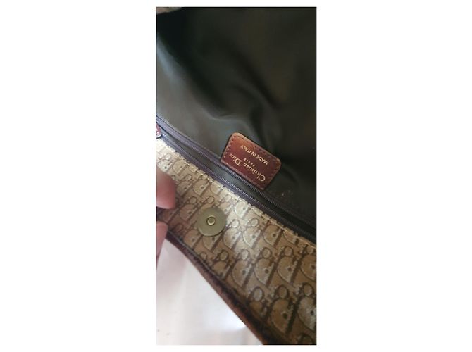 Borsa tote Dior in tela monogrammata marrone - vista 6