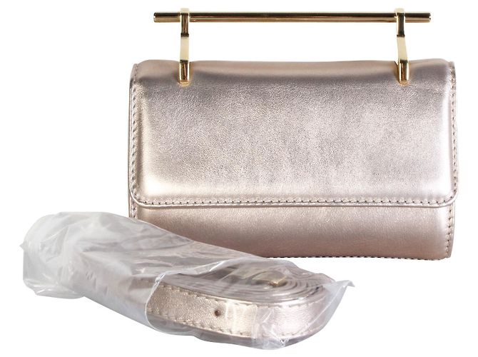 M2malletier Pochette in oro rosa - vista 4