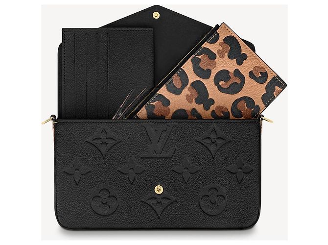 Louis Vuitton LV Felicie Wild at Heart Nero - vista 2