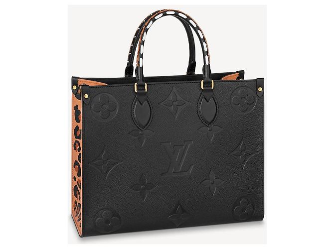 Louis Vuitton LV OntheGo MM Salvaje de corazón Negro - vista 5