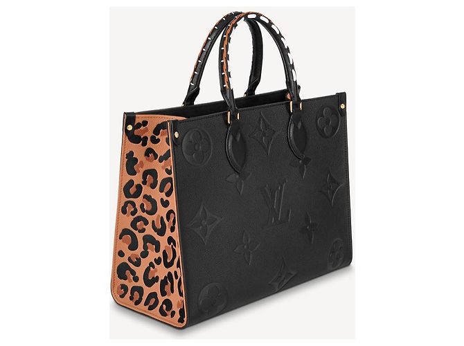 Louis Vuitton LV OntheGo MM Salvaje de corazón Negro - vista 6