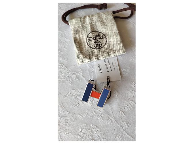 Hermès HERMES LEDERRIEMEN + SCHNALLE JEUX DE POINTS Mehrfarben - Ansicht 2