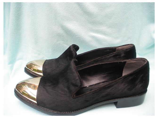 Mocassini Rachel Roy in pelle stile cavallino neri - vista 3
