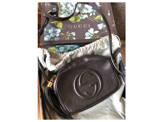 Borsa Gucci in pelle nera Nero - vista 2