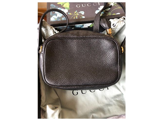 Borsa Gucci in pelle nera Nero - vista 3