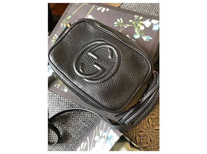 Borsa Gucci in pelle nera Nero - vista 4