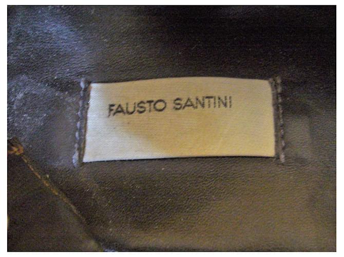Fausto Santini Sandali piatti Cioccolato - vista 4