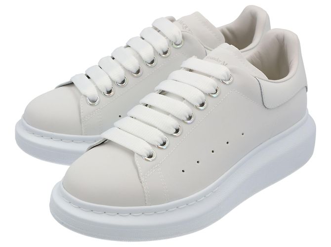 Alexander Mcqueen Sneaker Larry da donna Bianco - vista 4