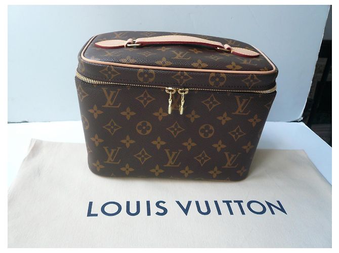 LOUIS VUITTON - NICE CUSTODIA IN TELA MONOGRAM BB Marrone - vista 5