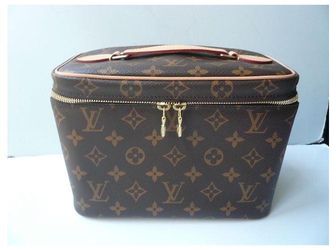 LOUIS VUITTON - NICE CUSTODIA IN TELA MONOGRAM BB Marrone - vista 6