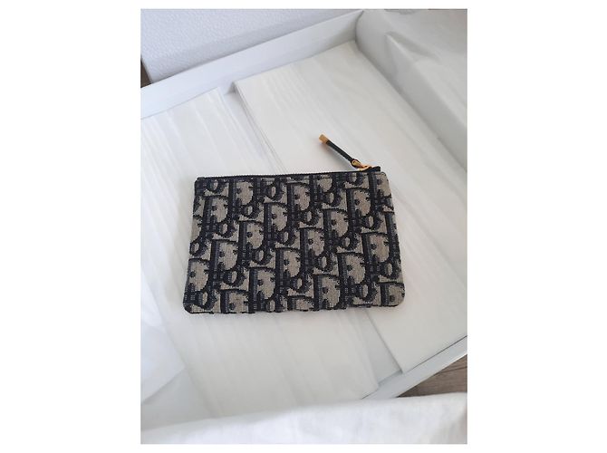 Diorissimo Dior Purses, wallets, cases Blue Cream - view 3