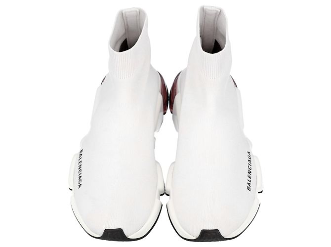 Balenciaga Damen Geschwindigkeit 2.0 SNEAKER Weiß - Ansicht 3