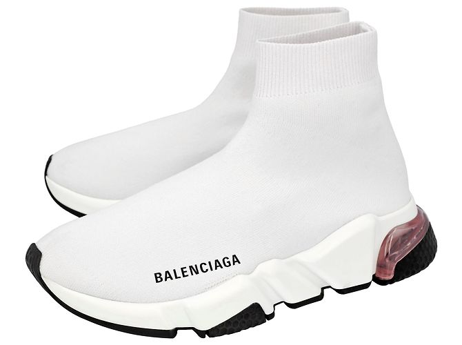 Balenciaga Damen Geschwindigkeit 2.0 SNEAKER Weiß - Ansicht 4