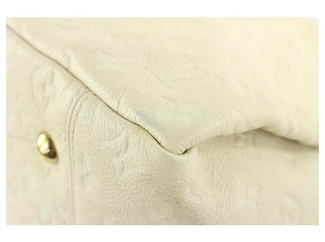 Louis Vuitton Elfenbein Neige Monogram Empreinte Leather Artsy MM Hobo Bag - Ansicht 3