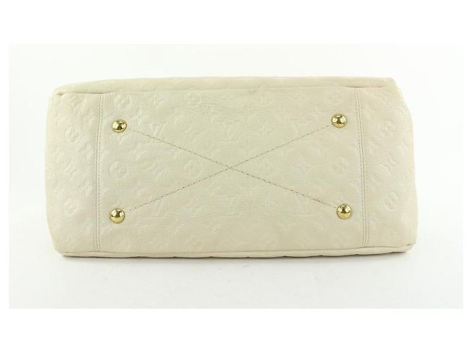 Louis Vuitton Elfenbein Neige Monogram Empreinte Leather Artsy MM Hobo Bag - Ansicht 5