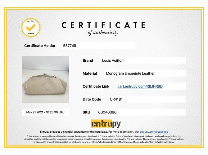 Louis Vuitton Elfenbein Neige Monogram Empreinte Leather Artsy MM Hobo Bag - Ansicht 8