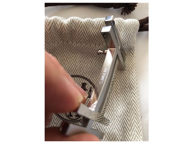 Hermès H al quadrato Argento - vista 5