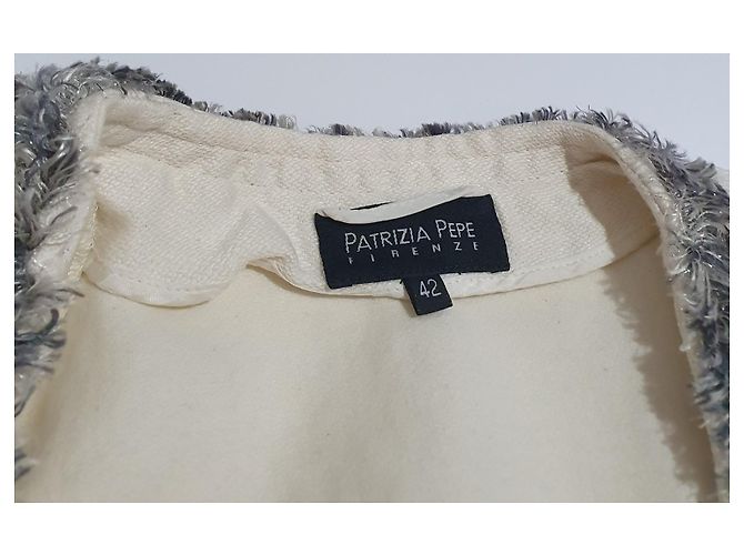 Blazer Patrizia Pepe de algodón y lino Multicolor - vista 5