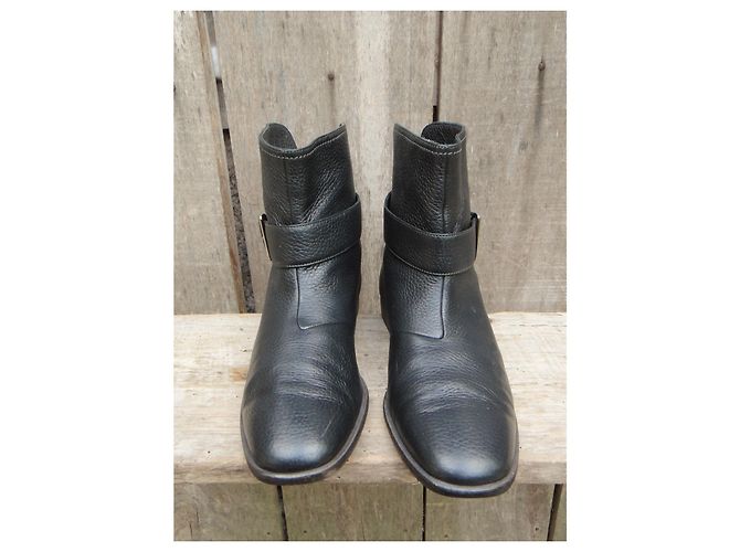 Botas Desia Bally de piel negra 38 Negro - vista 4