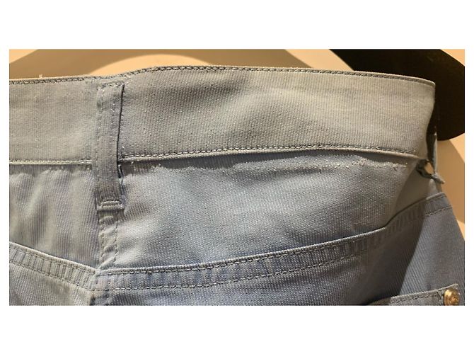 Jeans Chanel de algodão azul - vista 11