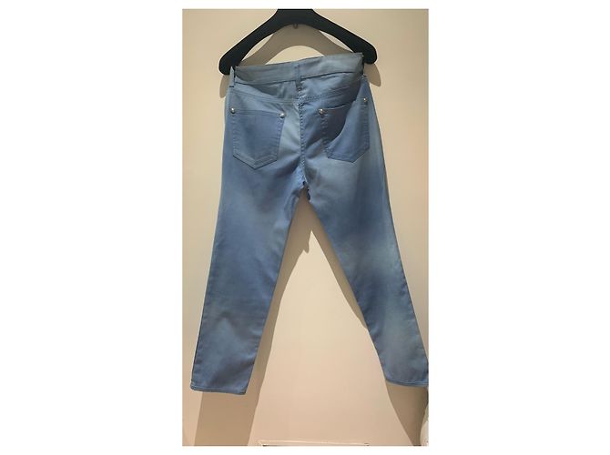 Jeans Chanel de algodão azul - vista 2