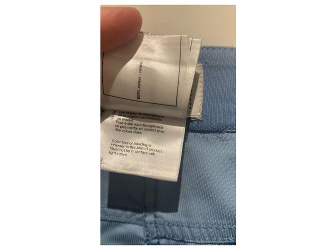 Jeans Chanel de algodão azul - vista 5