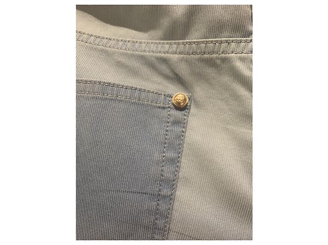 Jeans Chanel de algodão azul - vista 9