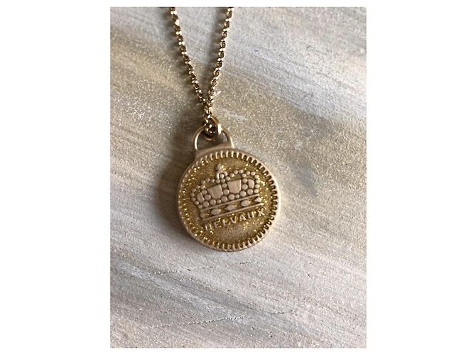 Collana Delvaux placcata oro Gold hardware - vista 2