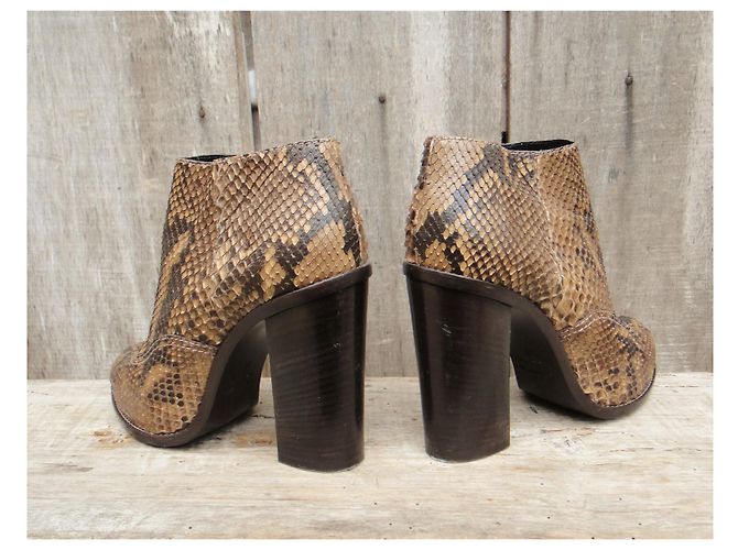 Lanvin Ankle Boots aus Python p 38 neue Bedingung Hellbraun - Ansicht 4