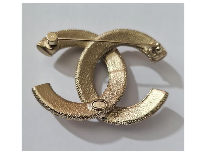 Chanel rayado C Dorado - vista 2