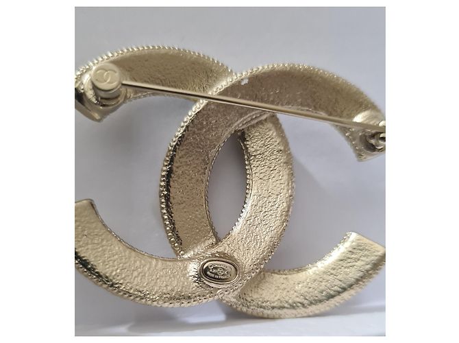 Chanel rayado C Dorado - vista 3