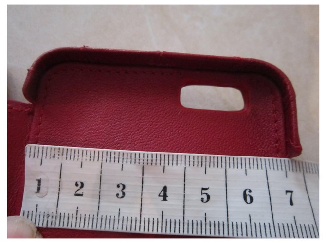 Chanel Iphone Shell Rosso - vista 3