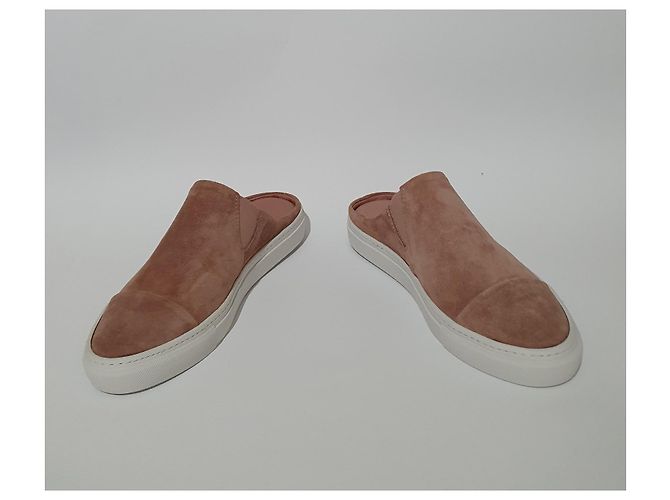Baskets Filippa K Jodi en daim rose - vue 3