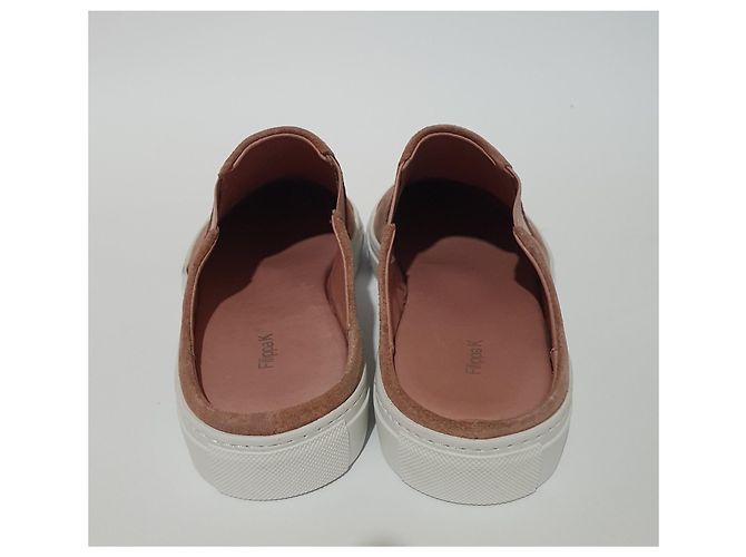 Baskets Filippa K Jodi en daim rose - vue 4
