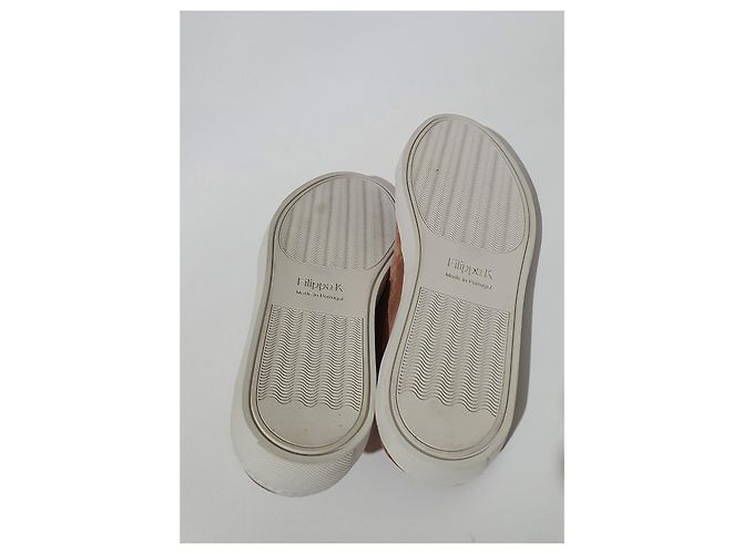 Baskets Filippa K Jodi en daim rose - vue 5