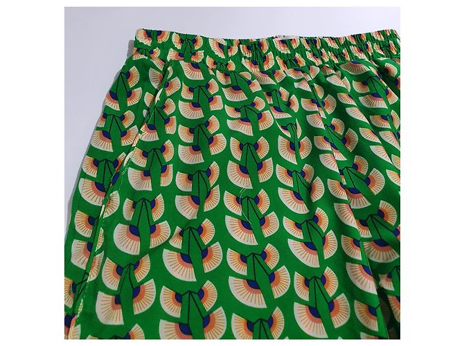 Autre Marque Lollys Laundry Hose Grün Polyester XS Mehrfarben - Ansicht 2
