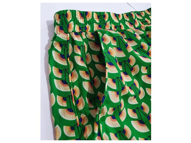 Autre Marque Lollys Laundry Hose Grün Polyester XS Mehrfarben - Ansicht 4
