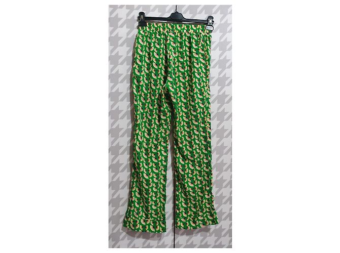Autre Marque Lollys Laundry Hose Grün Polyester XS Mehrfarben - Ansicht 6