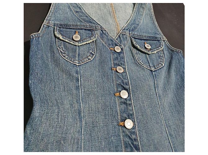 Autre Marque Minivestido em jeans Tularosa Zoe Azul - vista 2