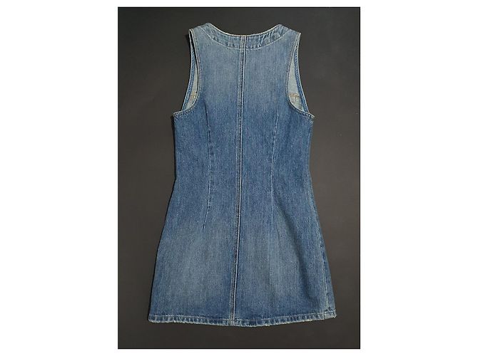 Autre Marque Minivestido em jeans Tularosa Zoe Azul - vista 3
