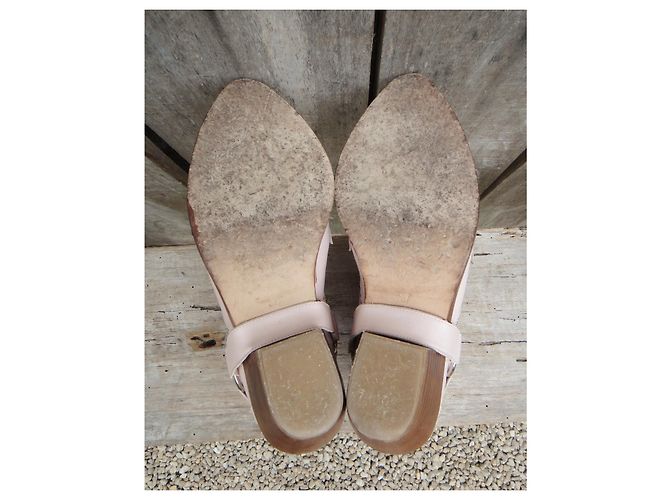 Autre Marque Botas Morobé de cuero rosa con tachuelas 37 - vista 4