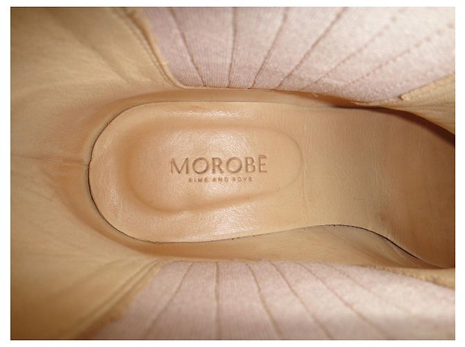 Autre Marque Botas Morobé de cuero rosa con tachuelas 37 - vista 5