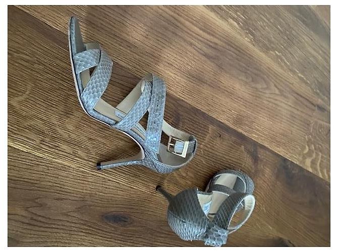 Jimmy Choo Python Sandals Grey - view 5