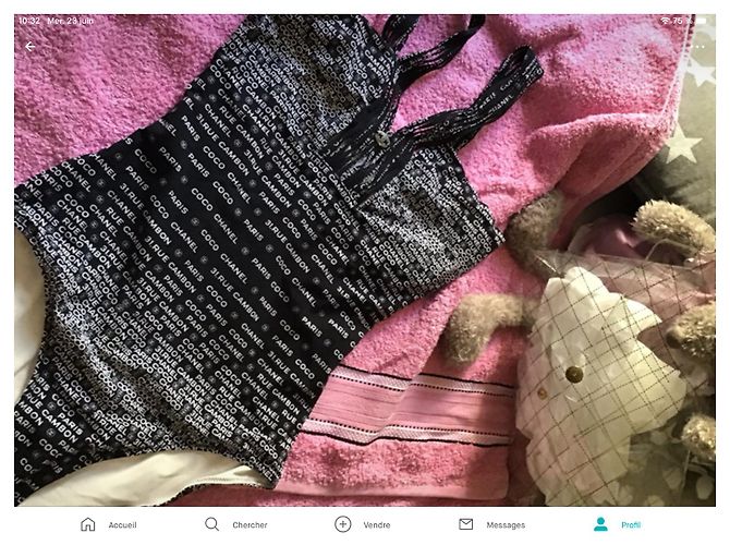 Cambon Chanel Trajes de baño Negro - vista 12
