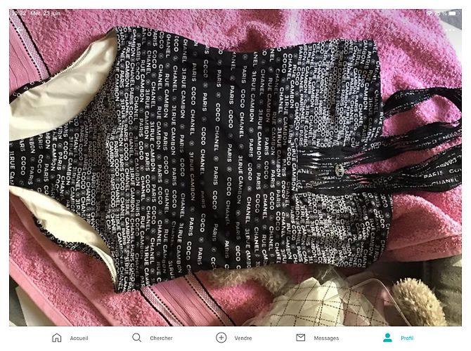 Cambon Chanel Trajes de baño Negro - vista 2