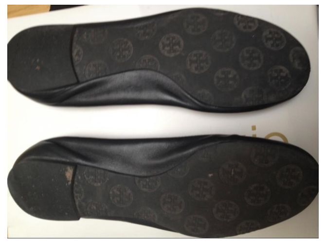 Bailarinas Tory Burch de cuero negro - vista 2