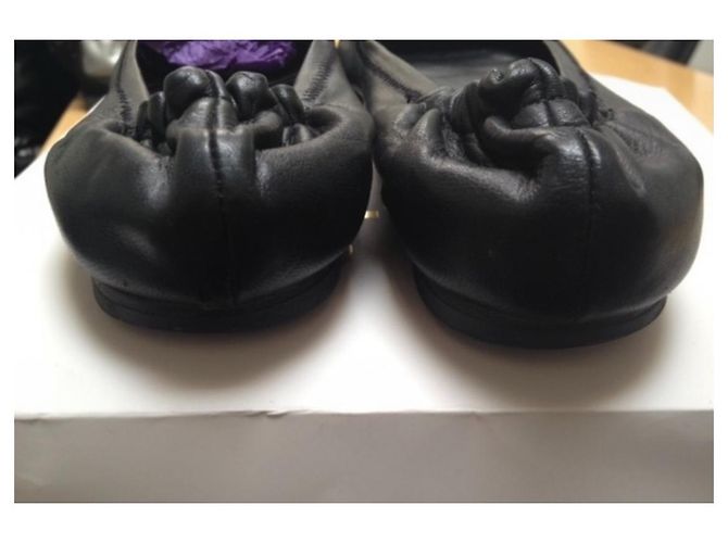 Bailarinas Tory Burch de cuero negro - vista 3