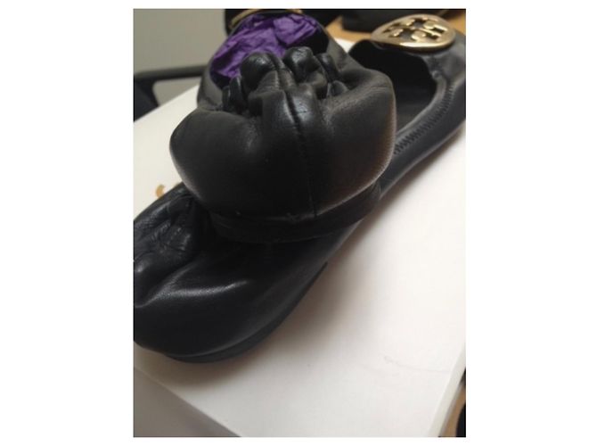 Bailarinas Tory Burch de cuero negro - vista 4